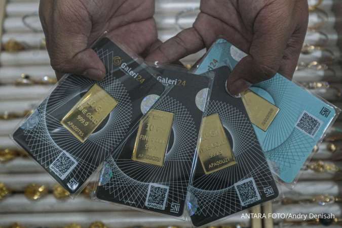 Harga Emas Hari Ini di Pegadaian Mundur Tipis Jumat (1/6/2025)
