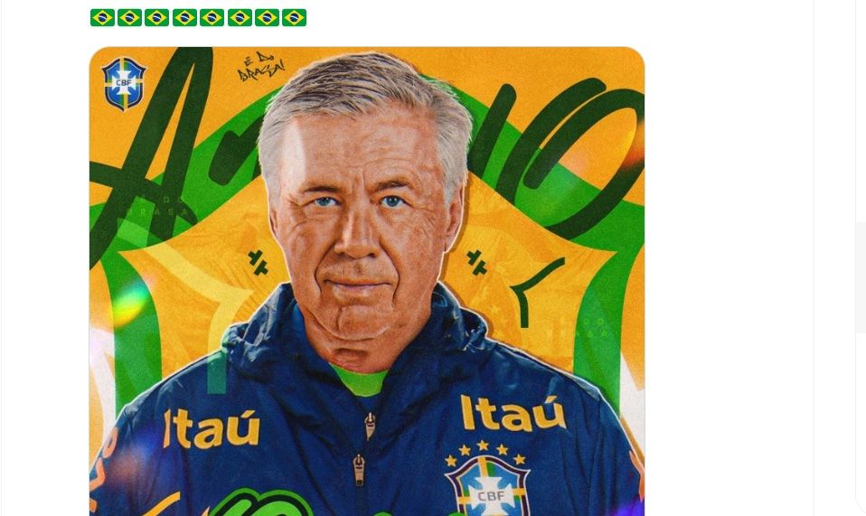 Kontrak Fantastis Carlo Ancelotti ke Timnas Brasil: Rp4,6 Miliar/Hari dengan Bonus Pesawat Pribadi